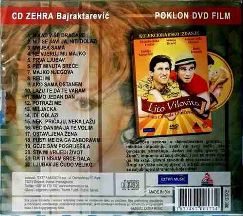 	CD I DVD ZEHRA BAJRAKTAREVIC NAJVECI HITOVI EXTRA MUSIC NARODNA MUZIKA BOSNA	 